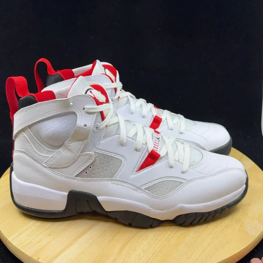 Air Jordan Jumpman Two Trey White Black Red Retro Shoes DO1925-160 Men Size 10.5